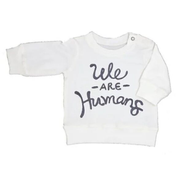 Milktology, We Are Humans Sweater, Cream
Size: 9m - Picture 1 of 3